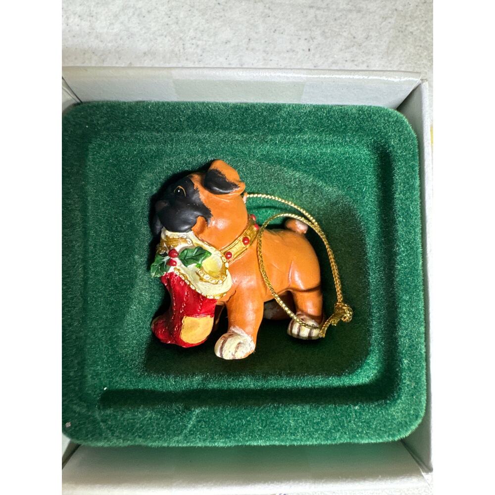 RUSS Blue Jay Bird Ornament ‎ Alpine Lodge Ornament in Box